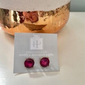 NWT Handpicked Amethyst Toned Earrings